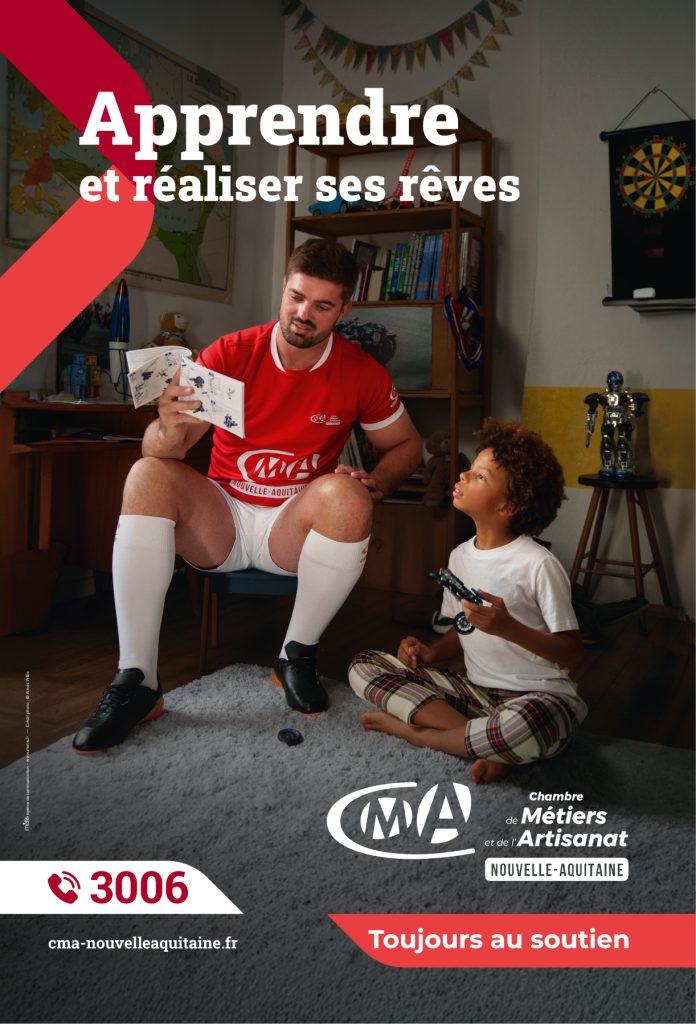 Affiche campagne CMA Nouvelle-Aquitaine