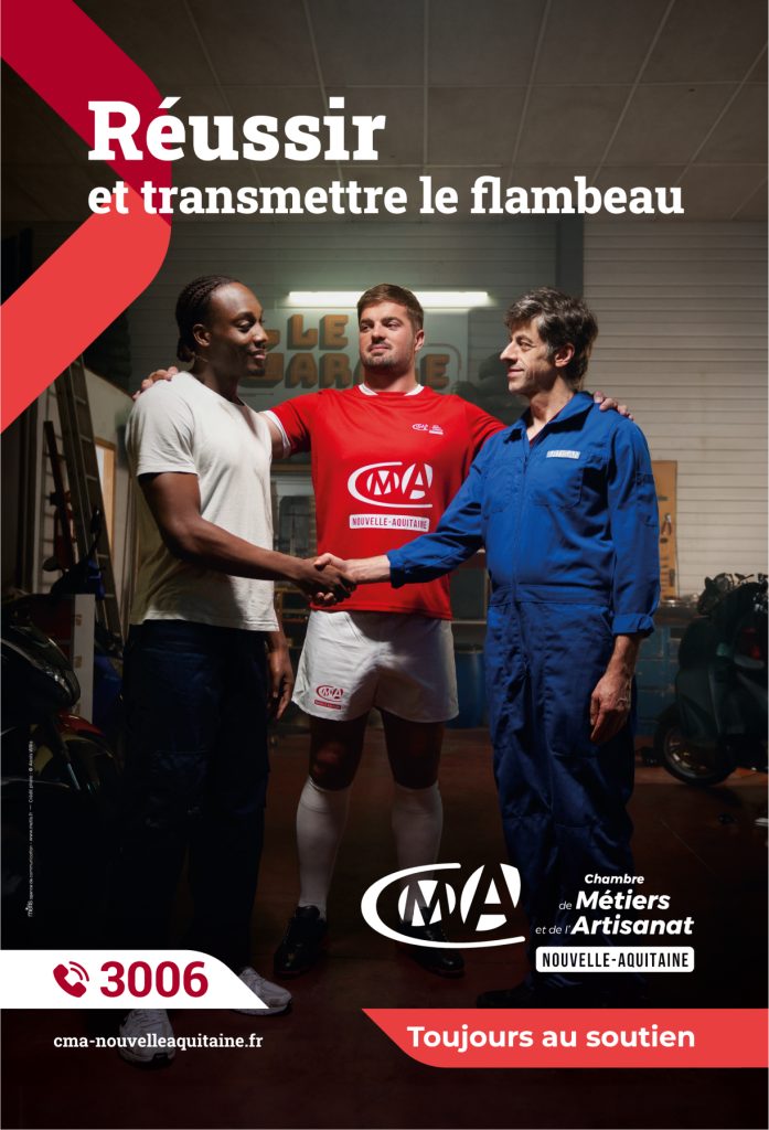 Affiche campagne CMA Nouvelle-Aquitaine