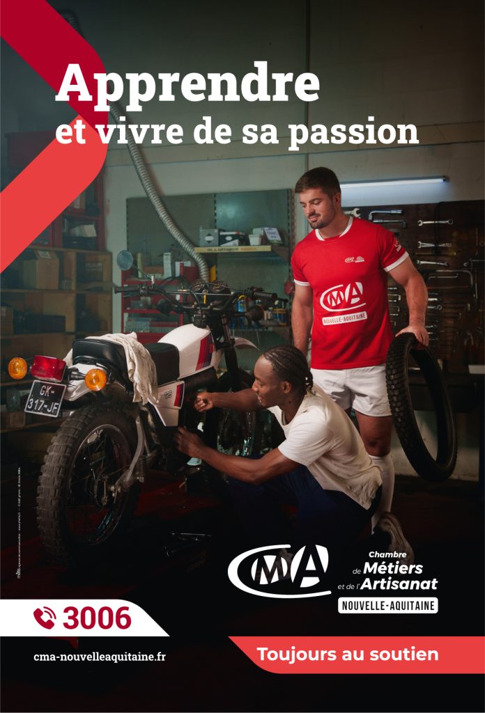 Affiche campagne CMA Nouvelle-Aquitaine