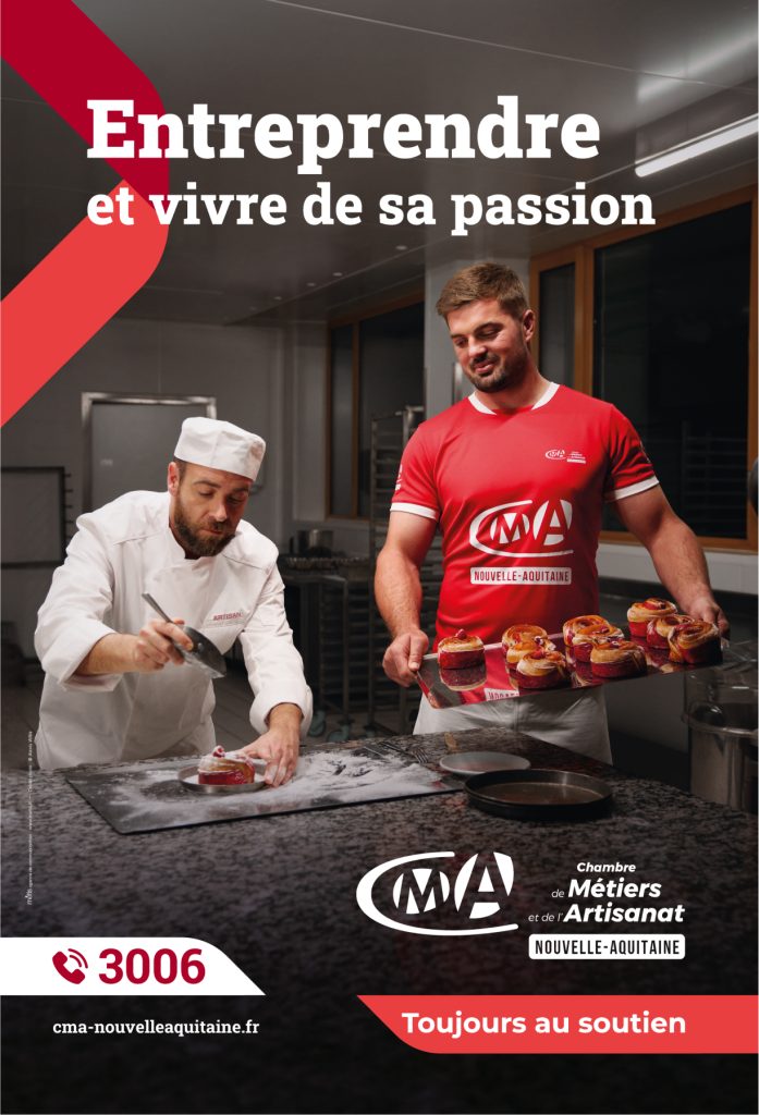 Affiche campagne CMA Nouvelle-Aquitaine