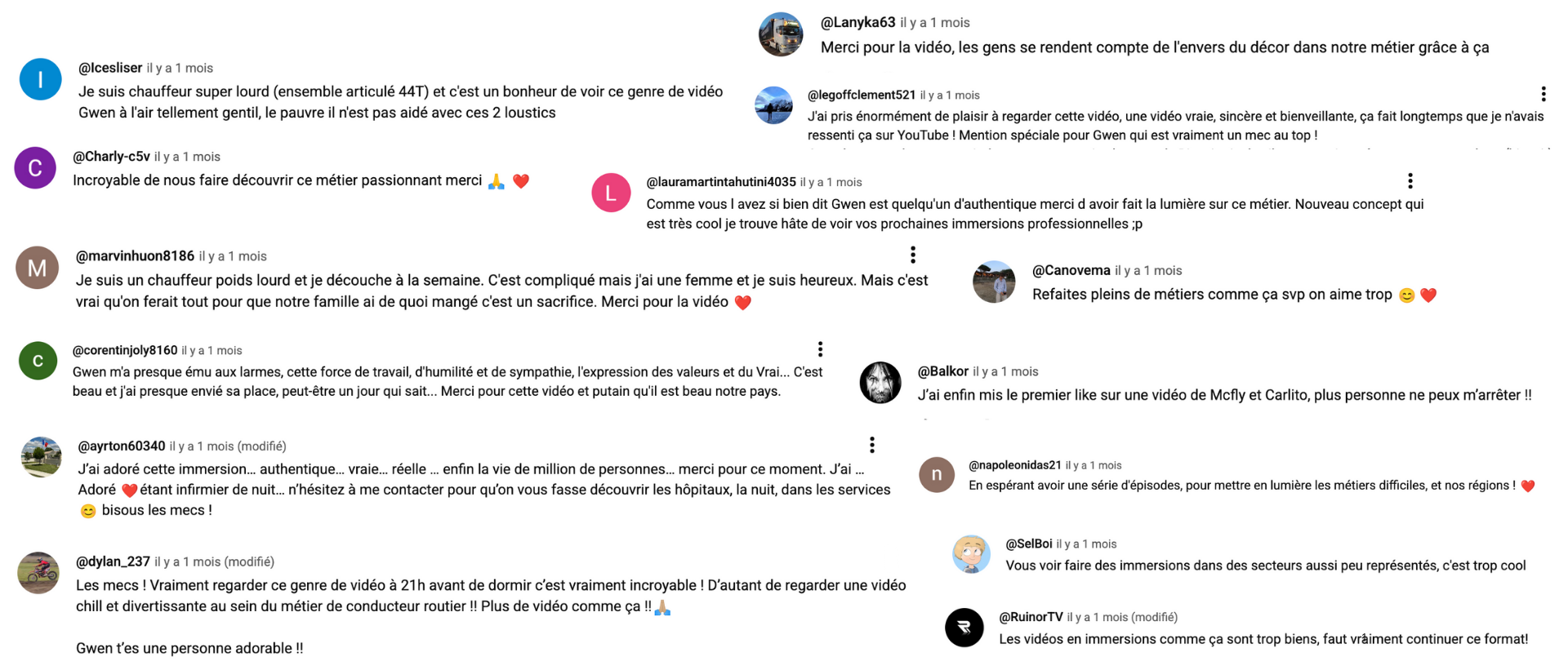 Commentaires de la vidéo Mcfly & Carlito